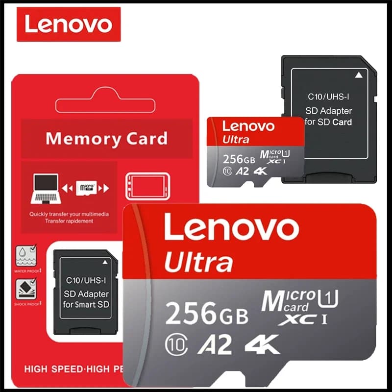 Lenovo Micro SD Card 1TB High Speed TF Flash Card Memory Card 128GB 256GB 512GB 1TB U3 V60 4K Full HD For GoPro Action Camera - 6