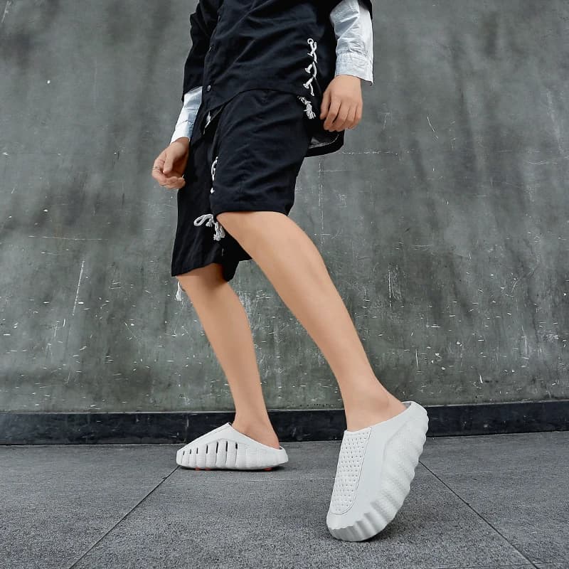 Summer Men's Massage Slippers Indoor Outdoor Sandals Beach Comfortable Soft Slides Clogs Casual Shoes Men Women Home Slippers - 5