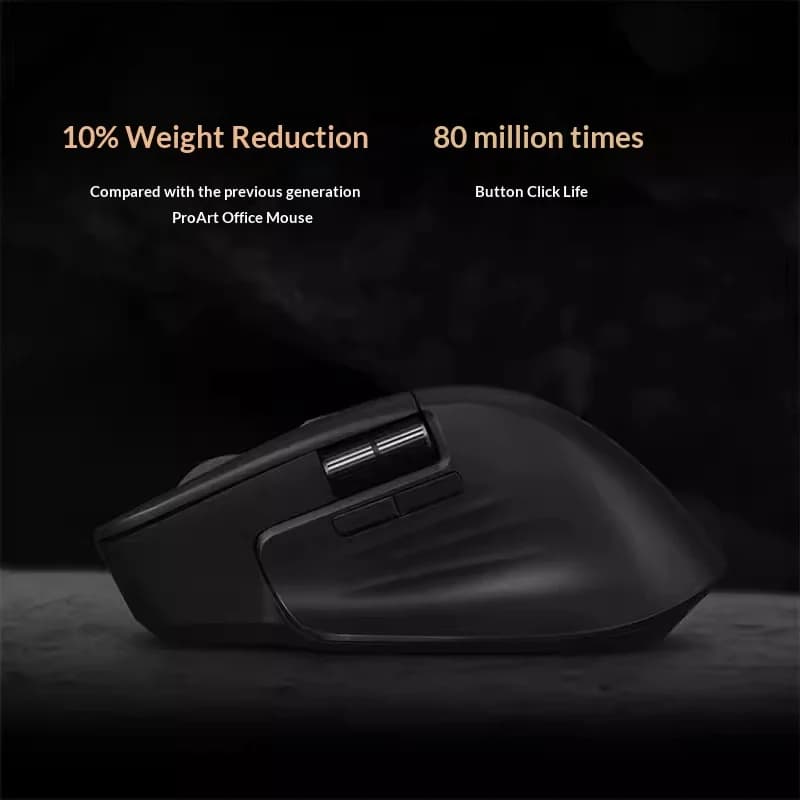 ASUS ProArt MD301 Wireless Bluetooth Ergonomic Mouse Plug in Micro Chamber Customized Touch - 3