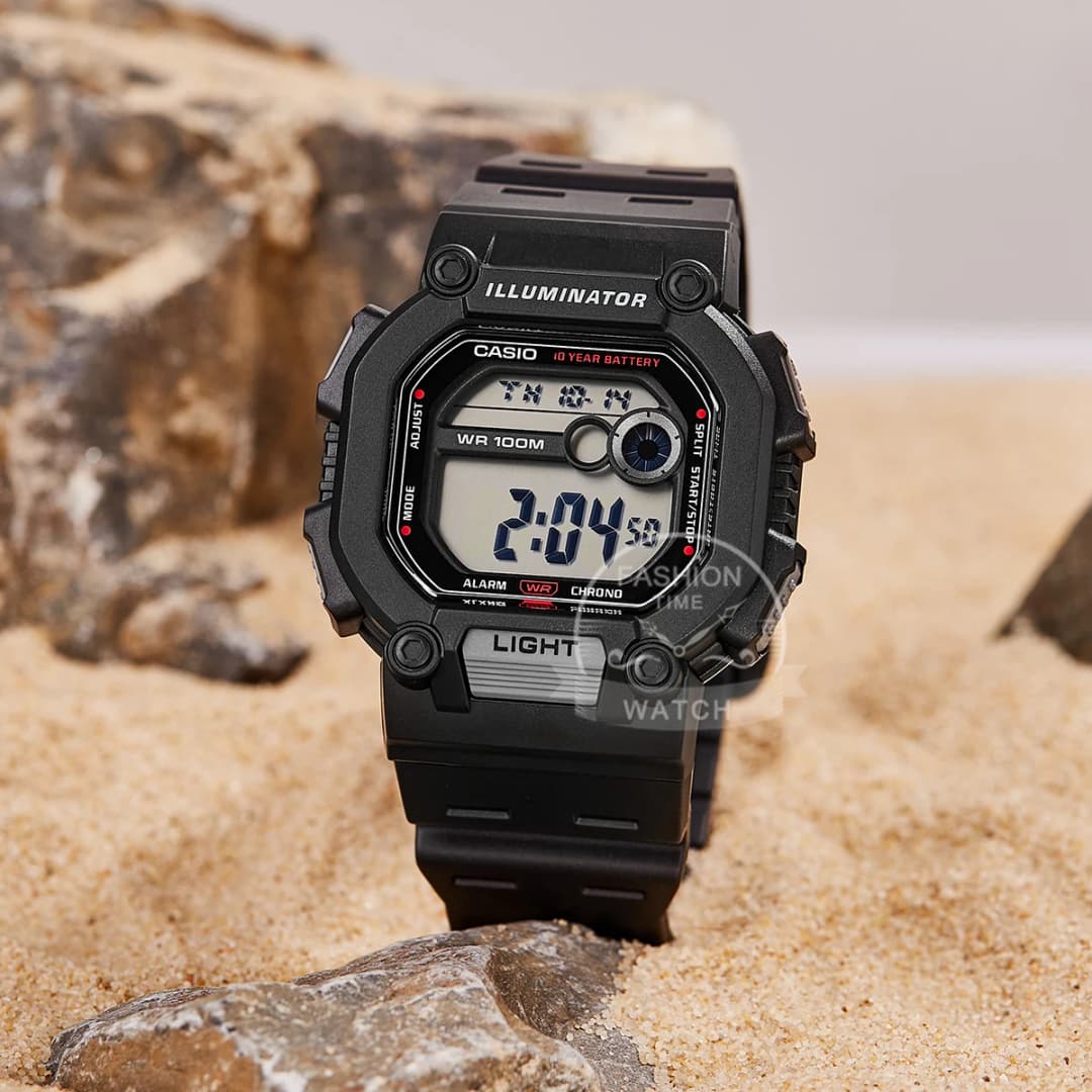 Casio watch for men top luxury set military digital watch multifunctional relogio W-737H-1A - 2