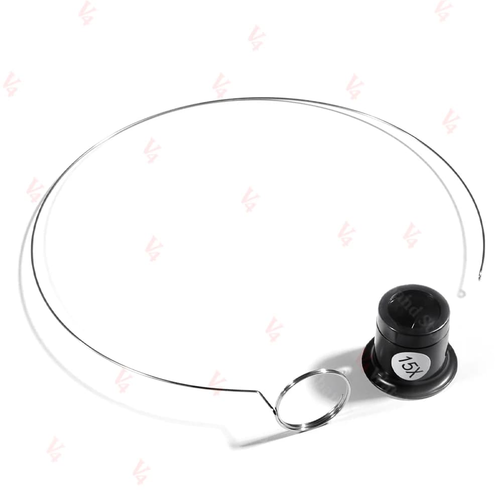 3X 5X 10X 20X Eyeglass Watch Magnifier Tool with Circle Eye Loupe Loop Magnifier Magnifying Glass Jewelry Magnifying Tools - 3