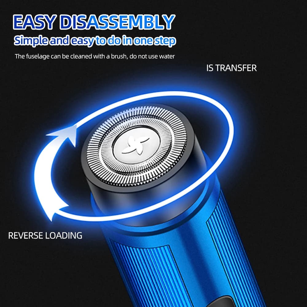 Rechargeable USB Mini Shaver Electric Shaving Tools Electric Shaver Rechargeable Razor Epilator Women's Shaving Machine for Men - 3