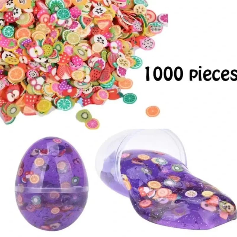 1000Pcs Polymer Clay Resin Fruit Slice for Epoxy Silicone Mold DIY Craft Jewelry Cellphone Decoration Accessory Making Supplies - 4