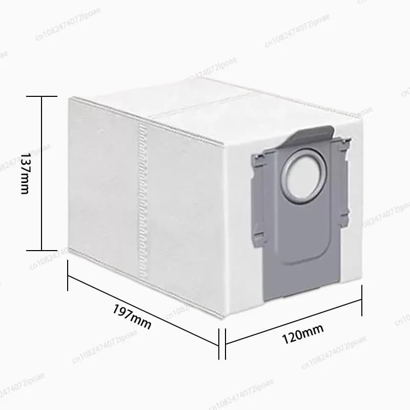 قطع غيار وإكسسوارات مكنسة روبوروك Saros 10 / S9 MaxV Ultra تشمل فرشاة جانبية رئيسية وقماش مسح وفلتر هيبا وكيس غبار - 5