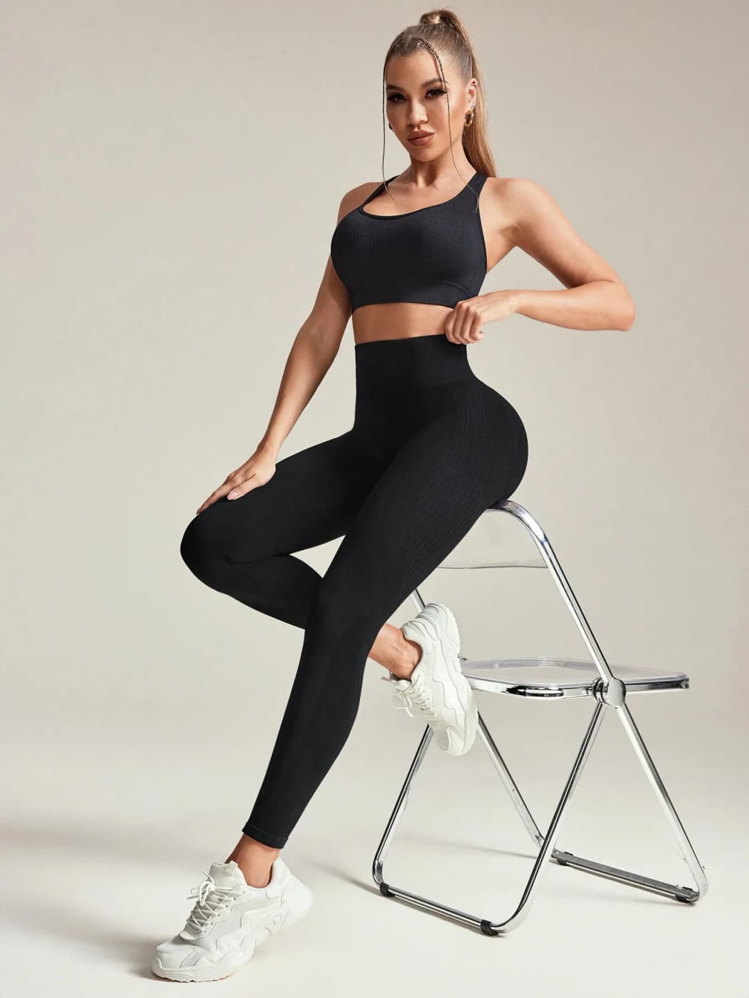 Yoga Pants Sport Leggings Women Seamless High Waist Push Up Woman Tights Fitness Workout Leggins Gym - 4