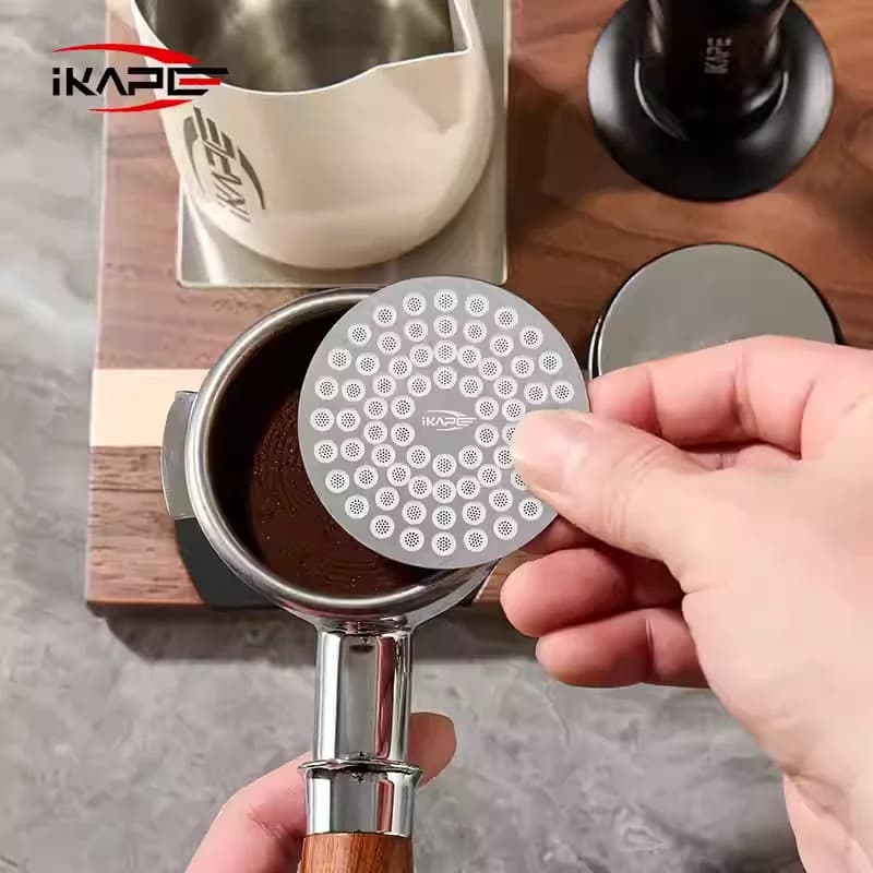 IKAPE Espresso V2Puck Screen for Coffee Brewing Precision Filter Screen Upgrade Home Barista 51/54/58MM Professional Coffee Tool - 2