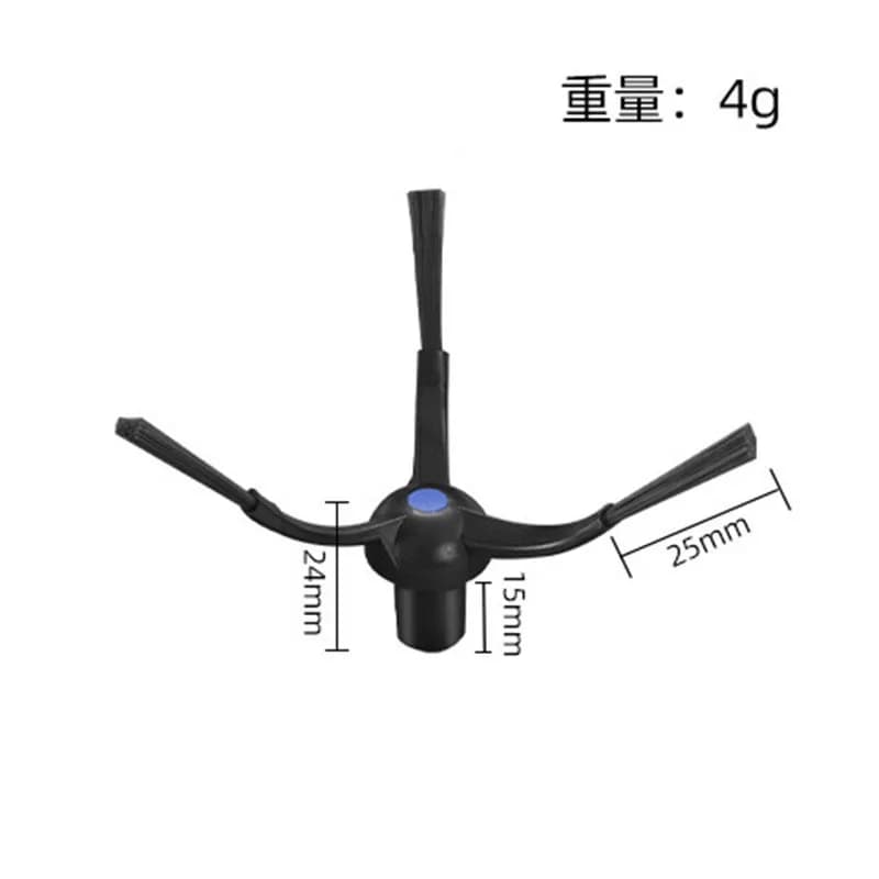 إكسسوارات مكنسة روبوت إيكوفاكس X5 OMNI / X5 PRO OMNI قطع غيار كيس غبار فرشاة جانبية رئيسية فلتر ممسحة - 4