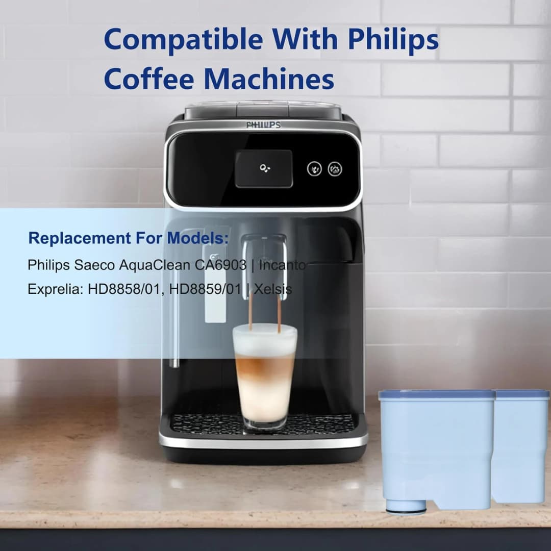 Coffee Machines Filter For Philips Saeco AquaClean CA6903/10/00/01/22/47 CMF009, Improves Coffee Taste Water Filter Replacement - 3