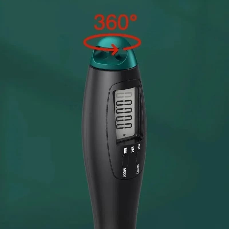 حبل قفز قابل للتعديل لصالة الألعاب الرياضية اللياقة البدنية عد القفزات تمارين القفز معدات منزلية رياضية للبالغين والطلاب - 4