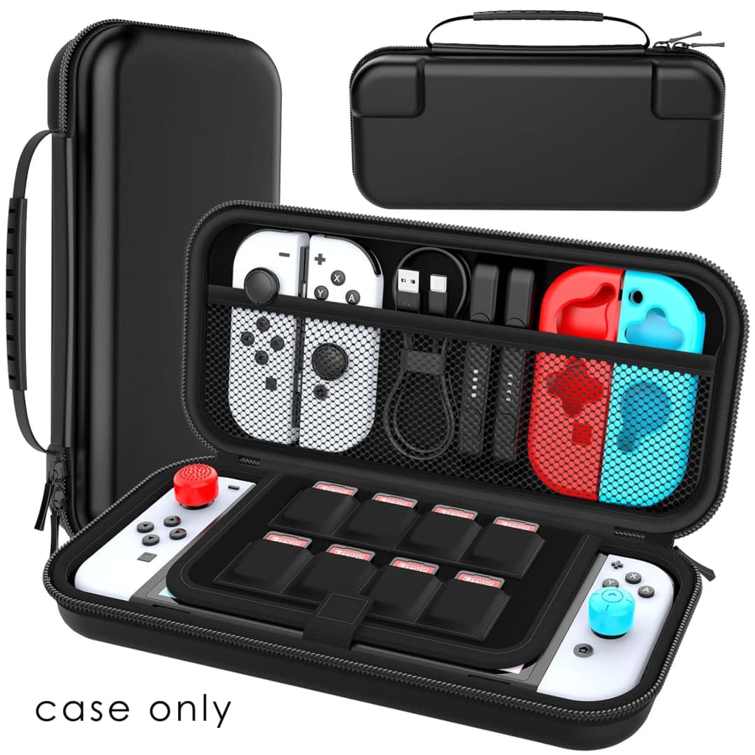 Portable Lightweight Carrying Case for Switch Console Large Capacity Waterproof Protective Storage Bag for Game Accessories - 3