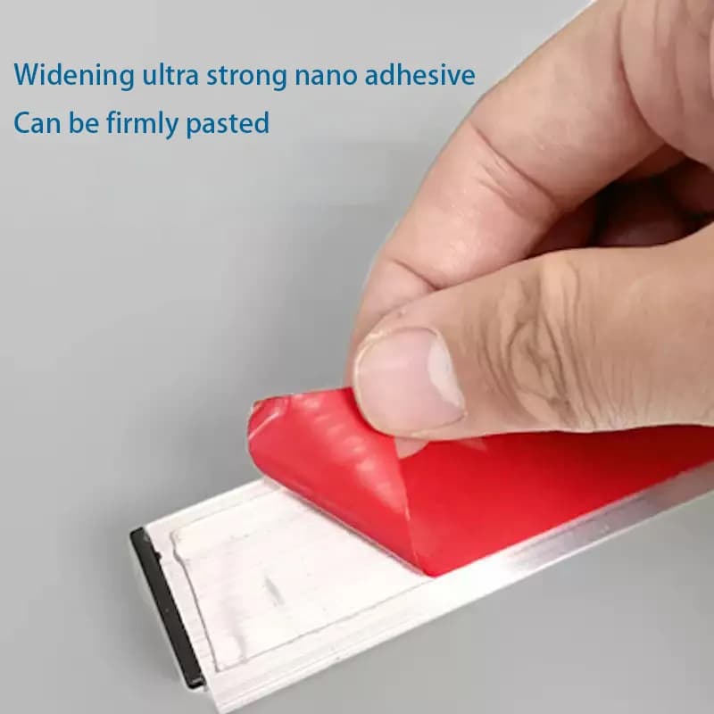 Aluminum Alloy Wall mounted Sticked Take-out List Receipt Clip Hanging Ticket Order Invoice Paper QR Holder Restaurant Menu Clip - 6