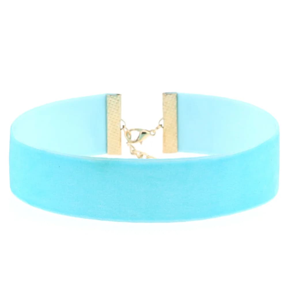 New Wide Black Velvet Choker Necklace Belt Chokers Necklaces Pink Chocker collares collier Neck Jewelry - 5