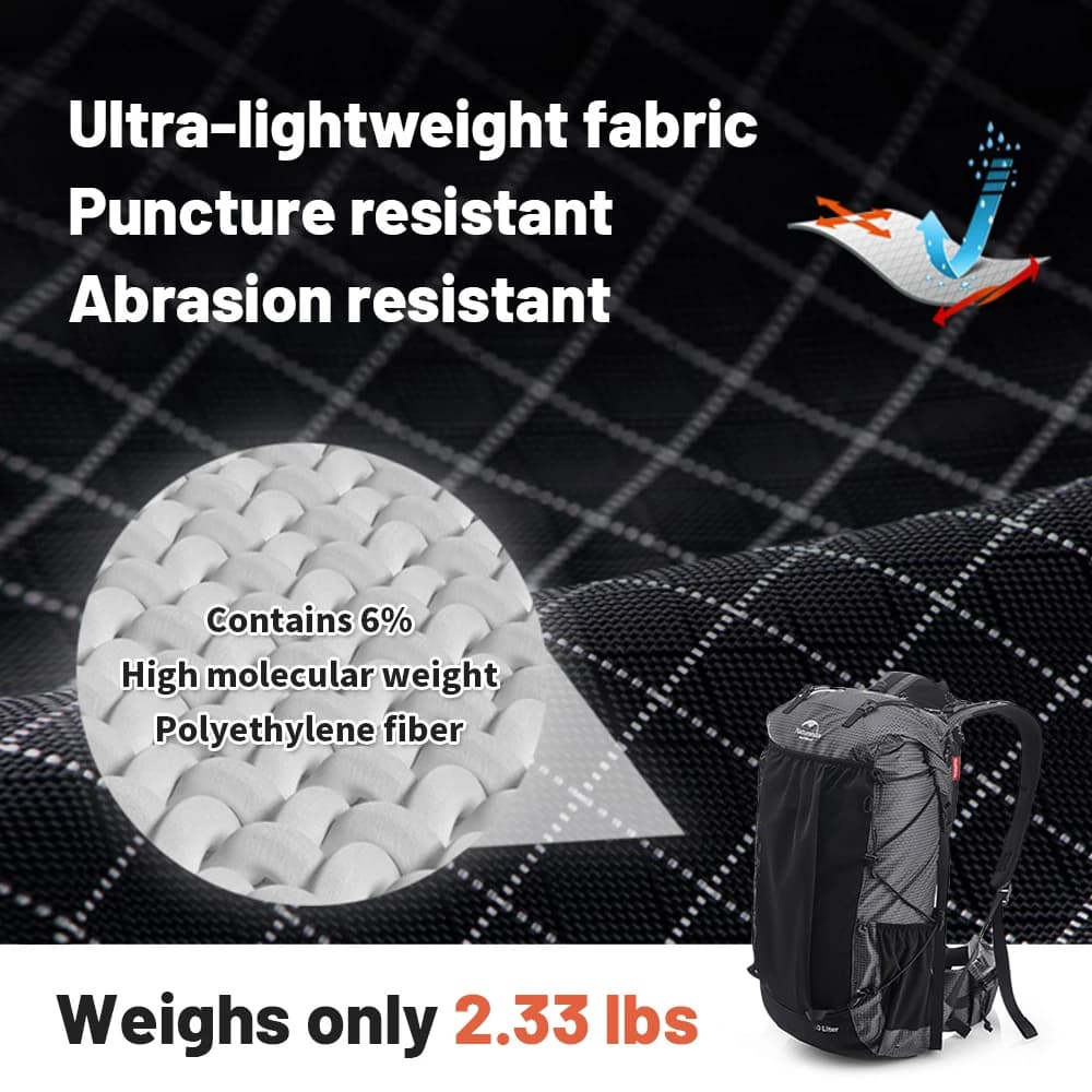 Naturehike Camping Backpack 60+5L Large Capacity Waterproof Climbing Bag Ultralight Travel Man Backpack Outdoor Hiking Backpack - 3