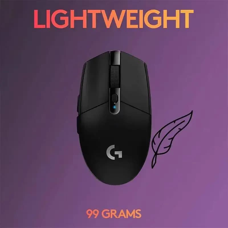 Logitech G305 Wireless Mouse, Gaming Esports Programmable Office Desktop Laptop Mouse, Computer Gaming 2.4G Ergonomic Mouse - 3