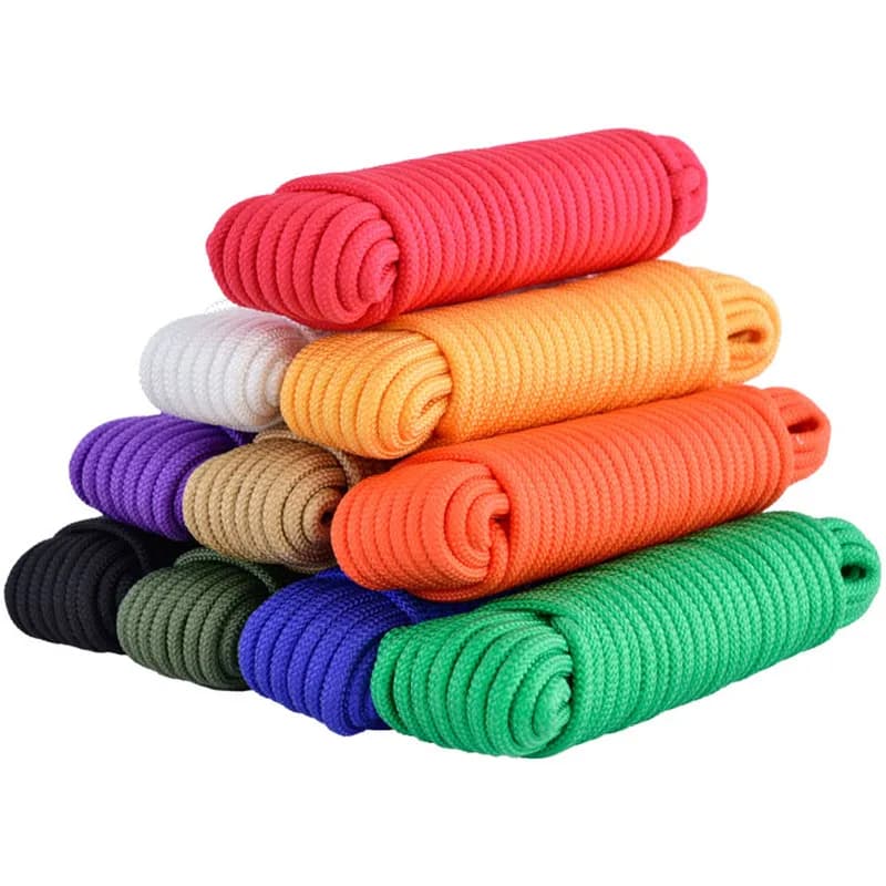 10Meters/Lot 2/34/5/6mm Solid Parachute Cord Lanyard Rope Mil Spec Type One Strand Climbing Camping Survival Equipment Paracord