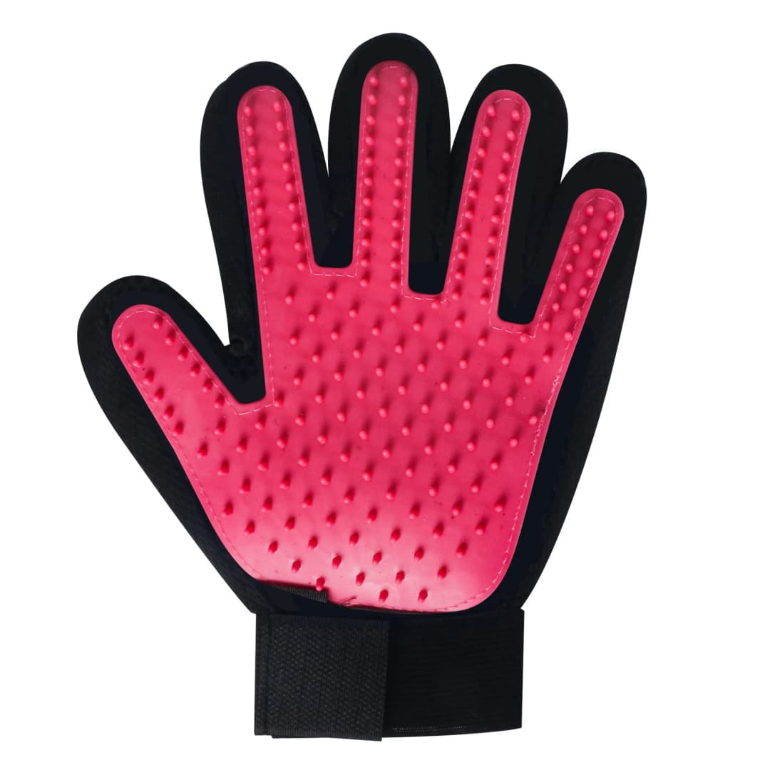 قفاز تنظيف للقطط والكلاب قفاز تدليك وإزالة الشعر للحيوانات الأليفة فرشاة تنظيف وتسريح الشعر - 6