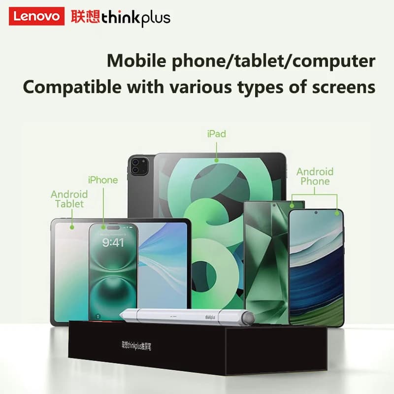 Lenovo Thinkplus Bp28 Universal three pen tips stylus For Android IOS  Screen For iPad Pencil Huawei Xiaomi Samsung Tablet Pen - 2