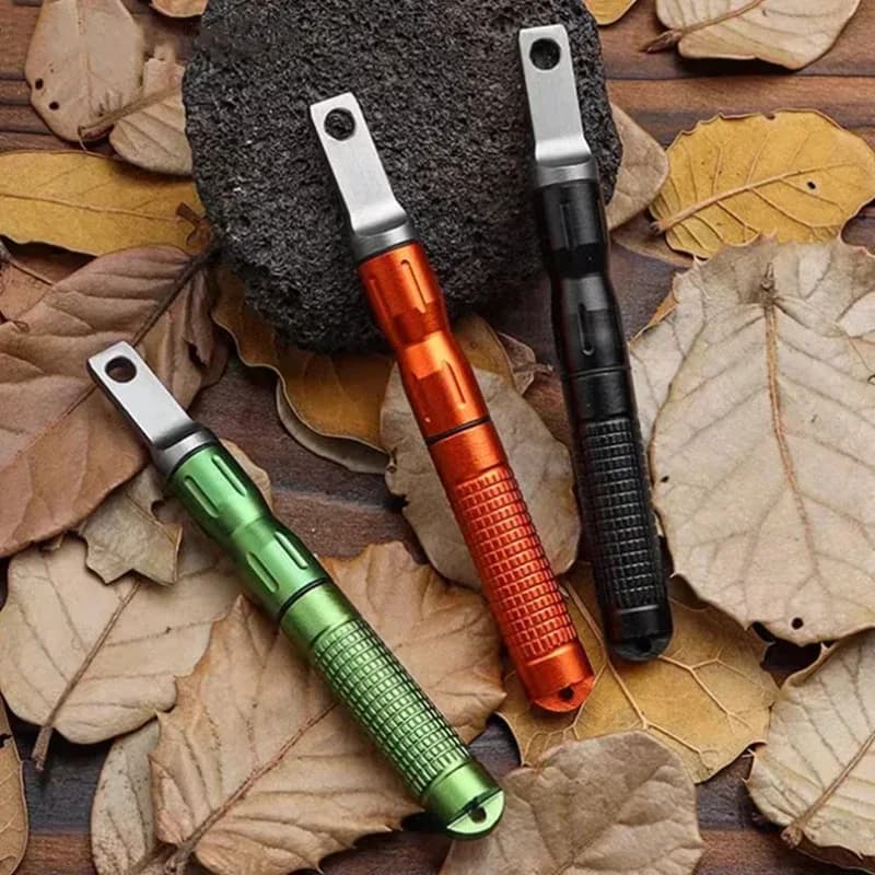 New Outdoor Survival Waterproof Lighter Portable Adventure Camping Cigarette Accessories Men's Small Gift Tool - 6