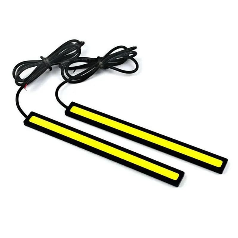 2pcs 17cm Universal Waterproof Daytime Running Lights COB Fog Lamp Car Styling Led Day Light DRL Lamp Fog Bar Lamp Strip Lights - 2
