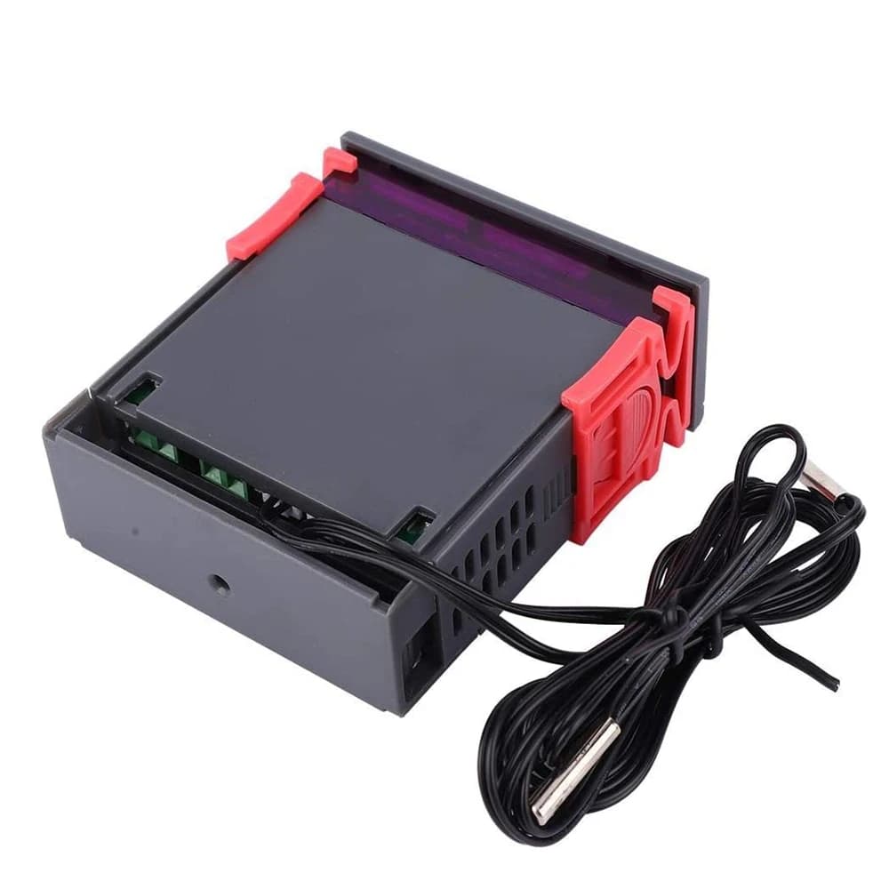 تحكم رقمي مزدوج في درجة الحرارة STC-3008، مخرجين ريلاي، 12V/24V/220V، منظم حرارة، سخان/مبرد مع مسبار - 6