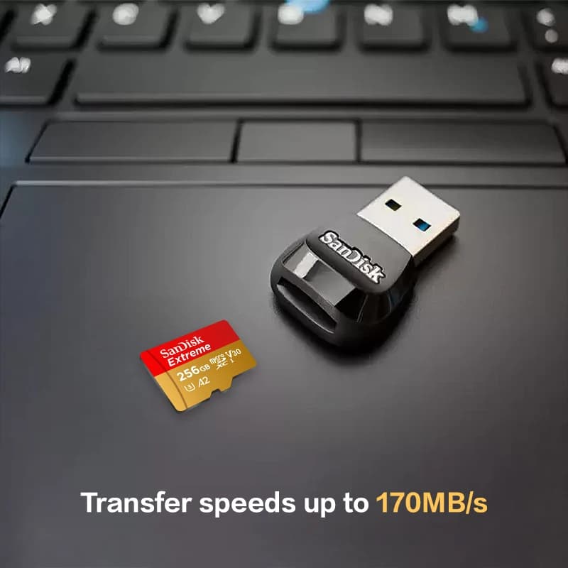 قارئ بطاقات SanDisk MobileMate USB 3.0، قارئ بطاقات microSD، بسرعة تصل إلى 170 ميجابايت/ثانية، قارئ بطاقات TF صغير - 6