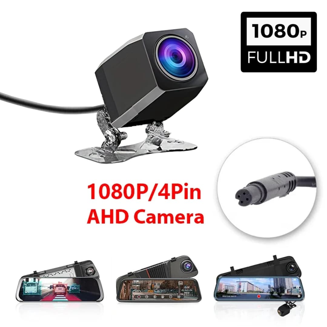 1080P AHD Car Rear View Camera with 4 pin for Car DVR Car Mirror Dashcam Waterproof 2.5mm Jack Rear Camera Camera No Universal