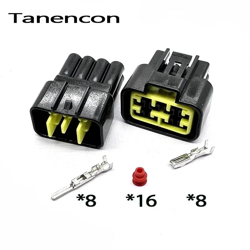 1 Set 3/6/8/9 Pin FW-C-16M/F-B Car Waterproof Socket Car Modification Plug Accessories FSW-C-6F-B  Auto Sealed Adapter FW-C-3F-B