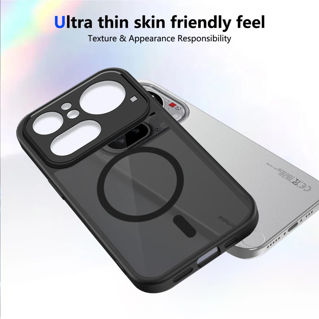 Nothing Phone 4A Pro A069P Case Skin Feel for Magsafe Silicone Bumper Back Cover Hard Matte Case for Nothing Phone 4A Pro A069P - 2