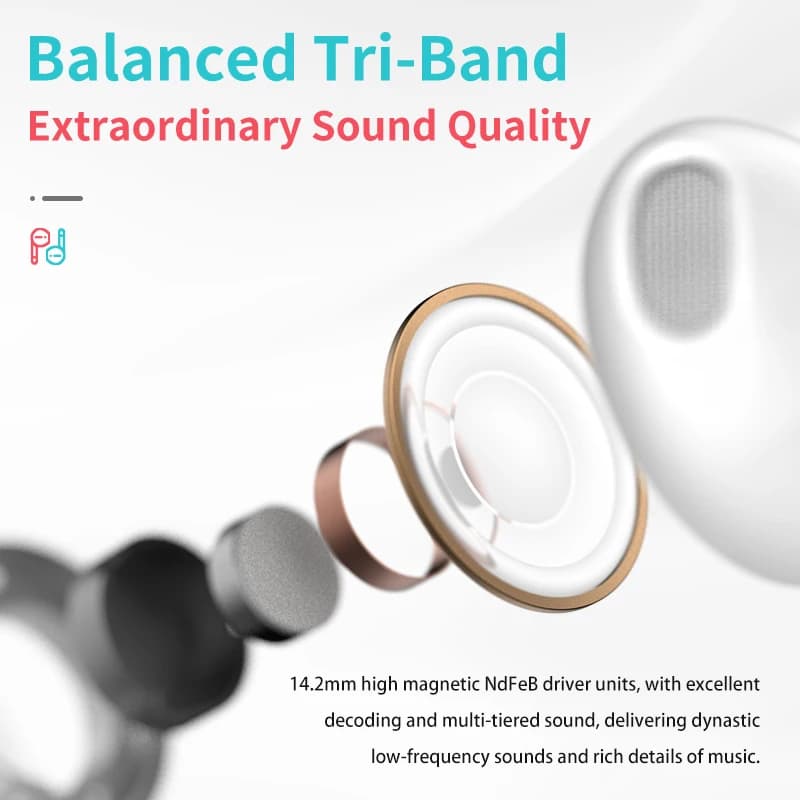 Edifier P180 Plus Wired Earphones 3.5mm Earphones AUX Line-In Control Clear Phone Call with Microphone - 3