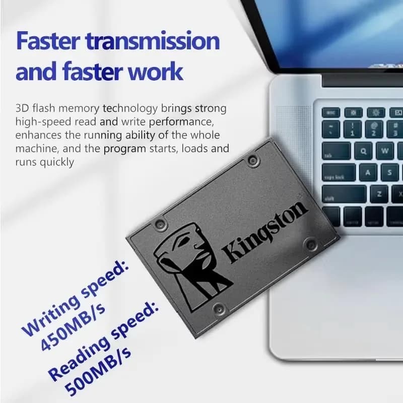 Kingston SSD Internal Solid State Drive A400 960GB 480GB 240GB 120GB 2.5 Inch SSDs SATA III HDD Hard Disk for Laptop Desktop PC - 6