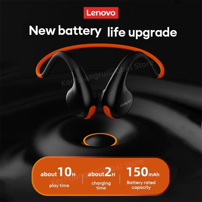 Lenovo Bone Conduction Earphones Bluetooth 5.3 Sports Wireless Headphones TWS Ear Hook Waterproof Headset for Running Driving - 5
