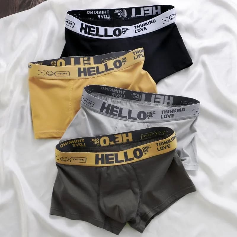 6pieces Mens Underwear Men Cotton Underpants Male Pure Men Panties Shorts Breathable Boxer Shorts Comfortable soft Plus size - 3