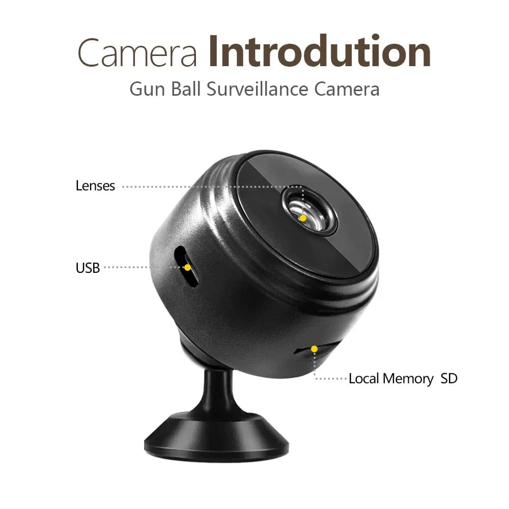 A9 WiFi Mini Camera Wireless Video Recorder Security Protection Camera Smart Home Monitoring Camera For Infants And Pets - 6