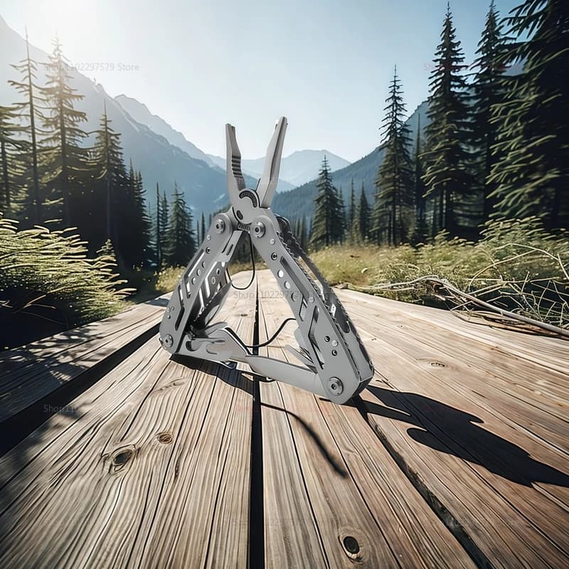 Multi-Tool Pocket Knife Pliers Folding Mini Portable Outdoor Tactical Survival Rescue Repair Tool for Camping Hiking Emergency - 5