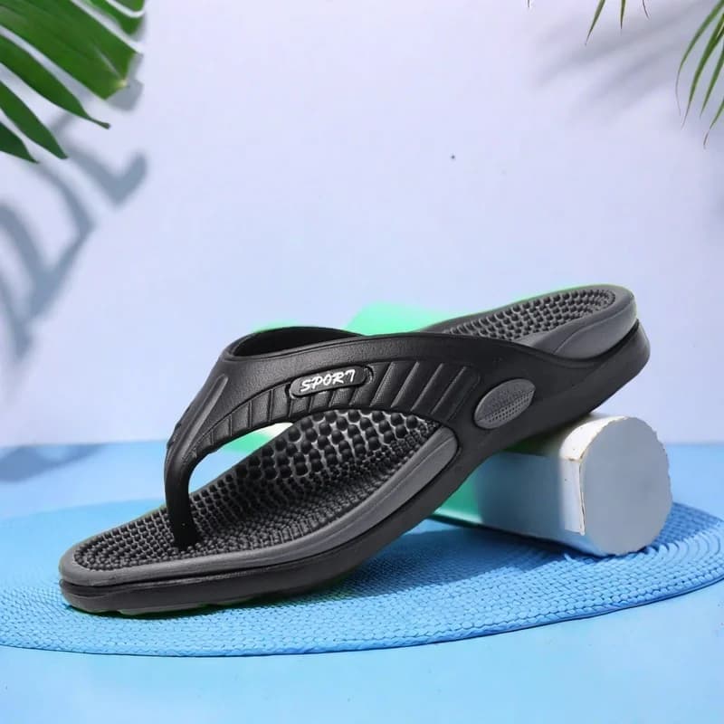 Men's Lightweight EVA Sandals with Massage Sole Multi-Color Options Large Size Slip-On Slippers for Beach Daily Home Outdoor Use