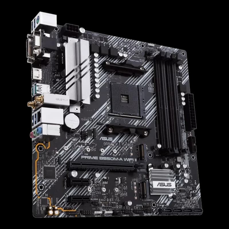 ASUS PRIME B550M-A WIFI II Motherboard Socket AM4 CPU DDR4 4866(O.C) Memory Chipset B550 Mainboard - 4
