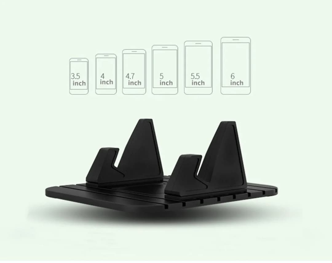 العالمي حامل هاتف السيارة سيليكون حامل حصيرة سادة لوحة القيادة حامل لسيارة الهاتف سطح المكتب عدم الانزلاق قوس آيفون لسامسونج - 3