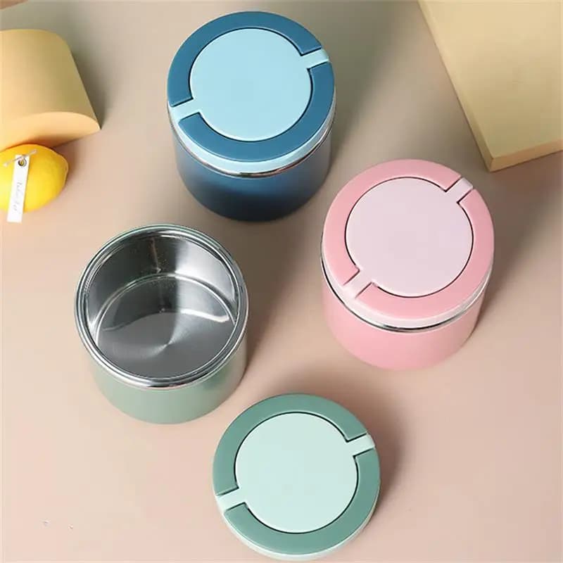 Soup Thermos Food Jar Insulated Lunch Container Bento Box for Cold Hot Food Food Flask Stainless Steel Lunch Box With Handle - 4
