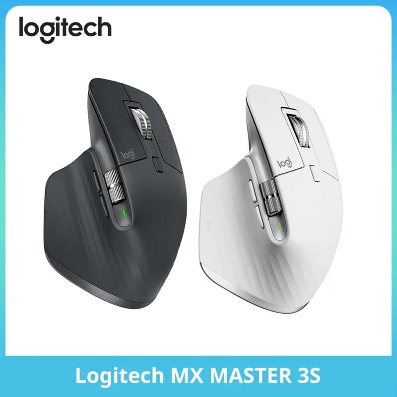 ماوس لاسلكي بلوتوث Logitech MX Master 3S عالي الجودة متعدد الشاشات للابتوب