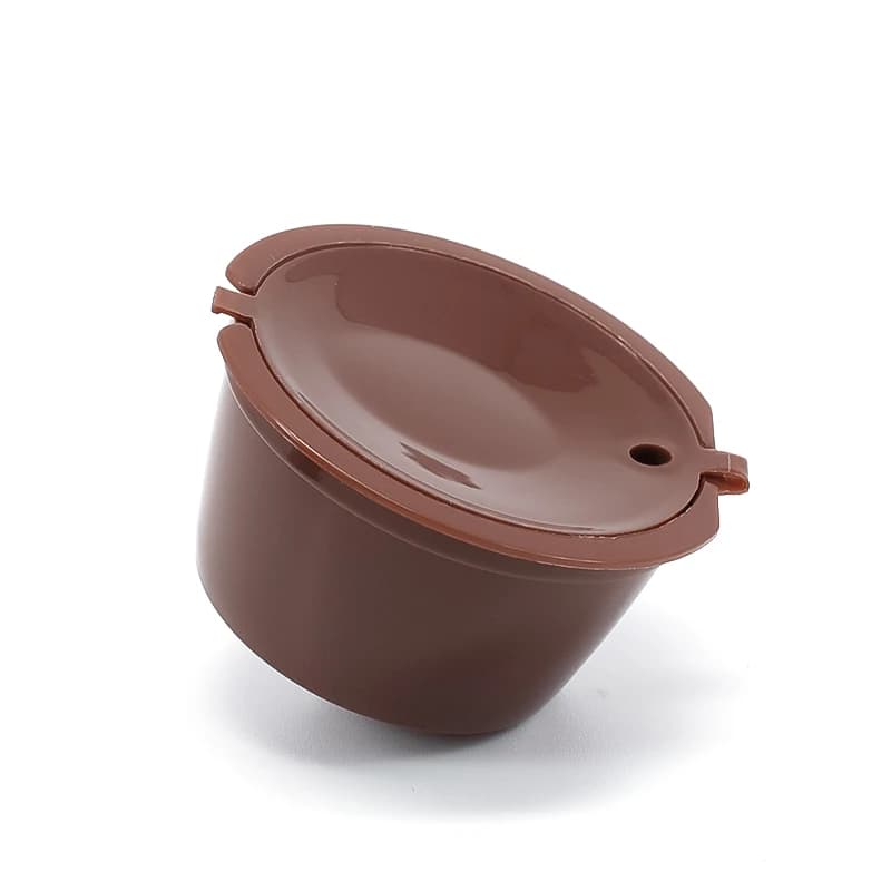 3 قطع تناسب كوب فلتر قهوة دولتشي غوستو فلاتر كبسولات قهوة قابلة لإعادة الاستخدام مع ملعقة وفرشاة - 5