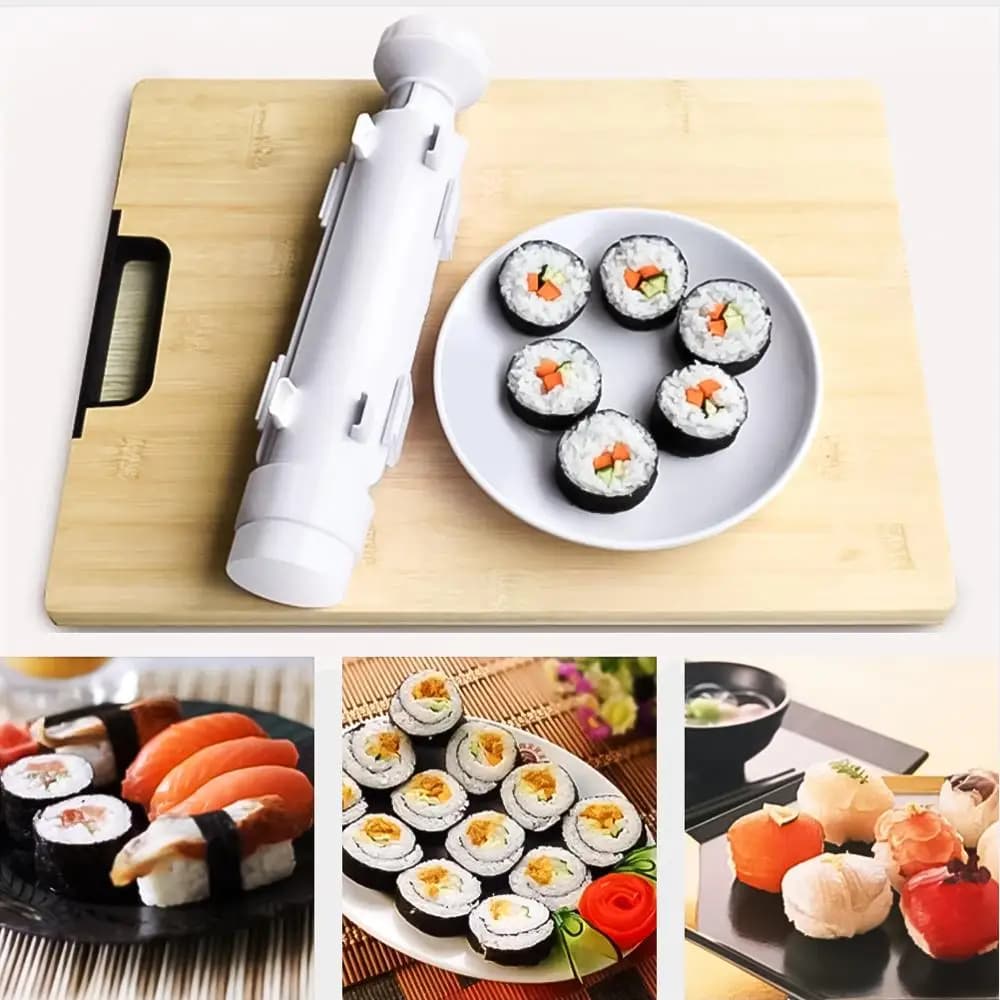 Sushi Tools Quick Make Japanese Roller Rice Vegetable Meat Roll Sushi DIY Sushi Making Machine Kitchen Supplies - 5