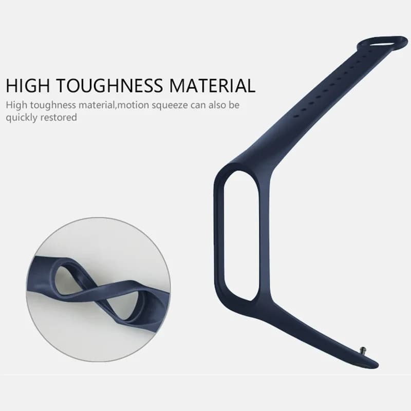 Strap For Xiaomi Mi Band 8 7 6 5 4 3 Smart Watch Wristwatch band Bracelet For Mi Band 3-8 Accessories Silicone Wristband Straps - 3