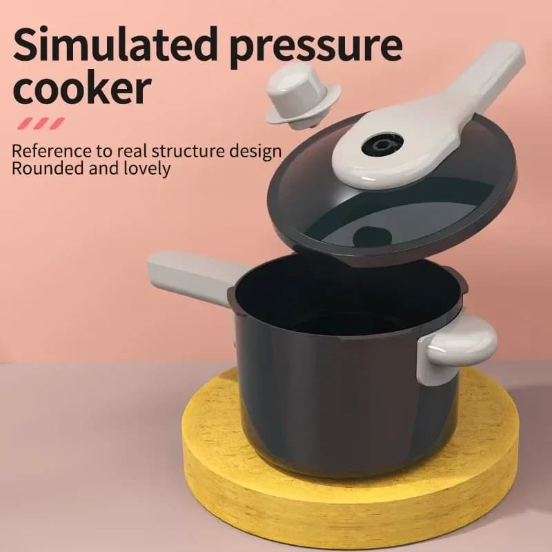 مجموعة ألعاب مطبخ للأطفال، 59/69 قطعة، اكسسوارات مطبخ، أواني طهي، طعام وهمي، هدية للأولاد والبنات - 4