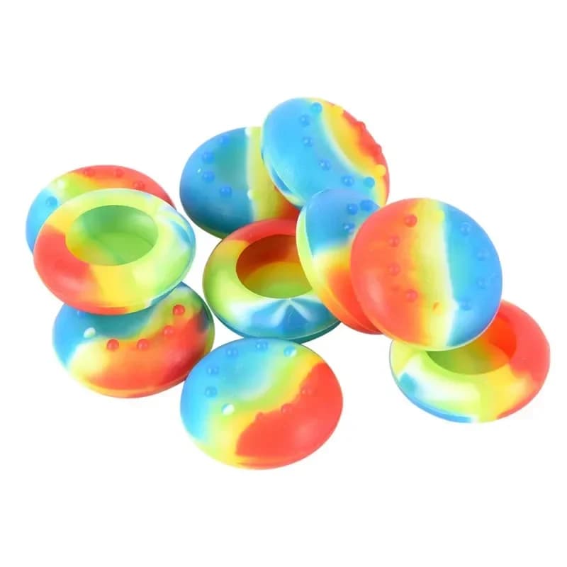 20pcs Random Soft Silicone Gamepad Joystick Grip Caps Case for PS4/PS5/Xbox360/Xbox One/Switch Pro Controller Game Accessories - 4