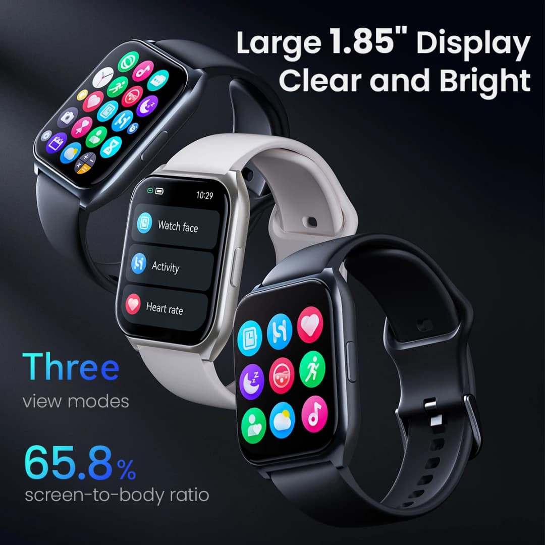 HAYLOU Watch 2 Pro (LS02 Pro) Smart Watch 1.85'' HD Display SpO2 Heart Rate Monitor 100 Workout Modes Smartwatch for Men Women - 2