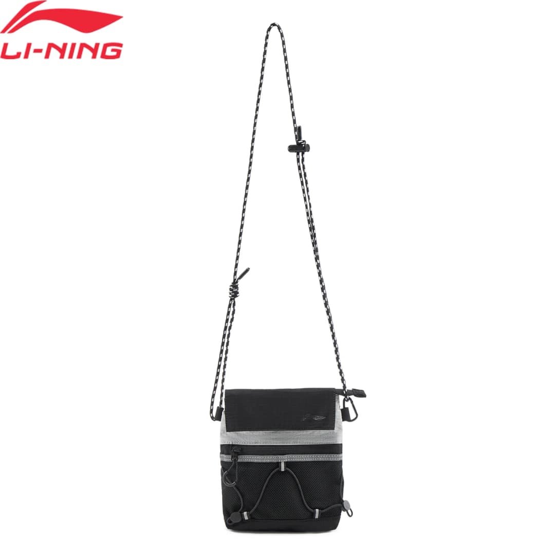حقيبة Li-Ning للجري للجنسين 160*50*210 مم من البولي أميد بحزام قابل للتعديل حقائب رياضية للرجال والنساء ABDV221