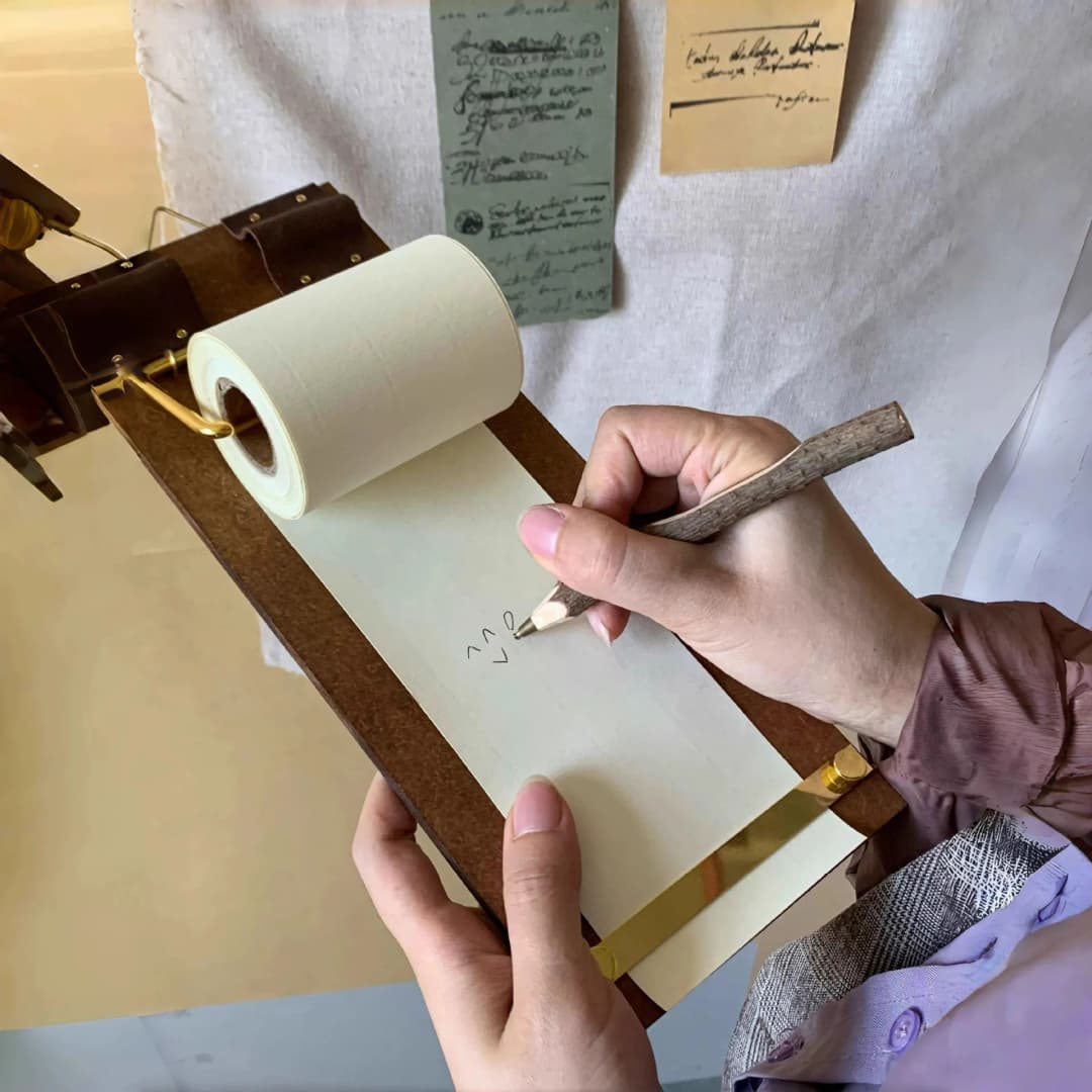 مشابك لوحة مذكرة كلاسيكية، يمكن تمزيق أوراق الملاحظات اللاصقة، أوراق غير لاصقة، قائمة طلبات مكتوبة بخط اليد