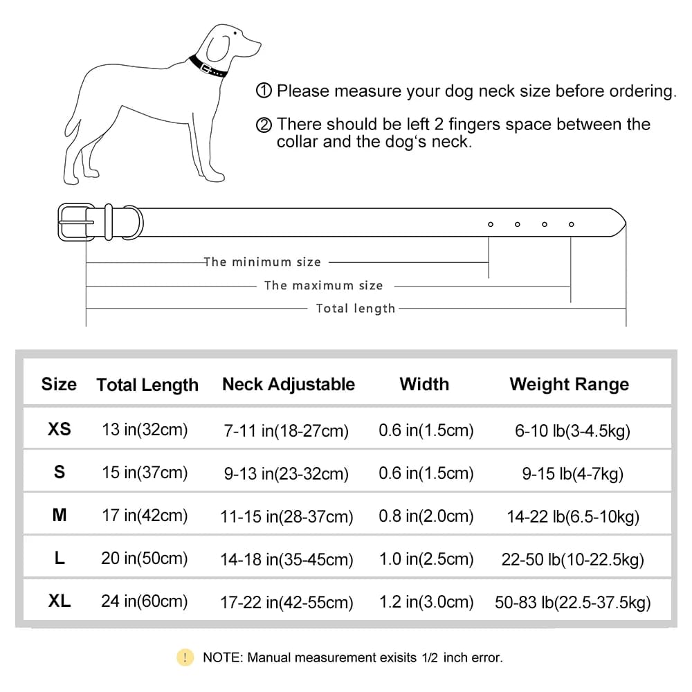 تخصيص بو الجلود اسم طوق بكلاب لينة مبطن الكلاب الياقات نقش مجاني اسم للكلاب الصغيرة والمتوسطة والكبيرة قابل للتعديل - 6