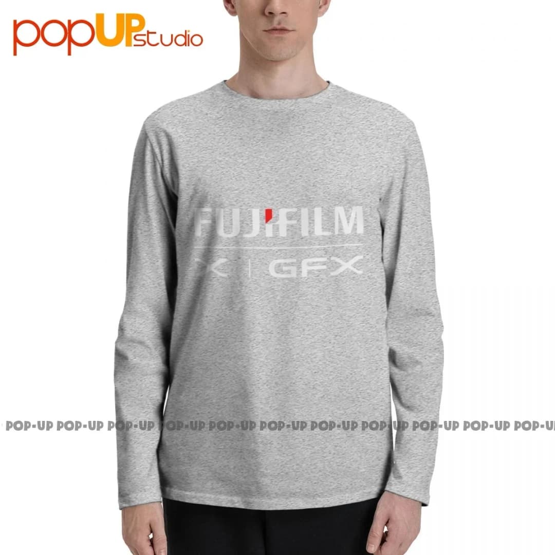 قمصان طويلة الأكمام من Fujifilm X Gfx تي شيرت علوي موضة هيب هوب مريحة - 2