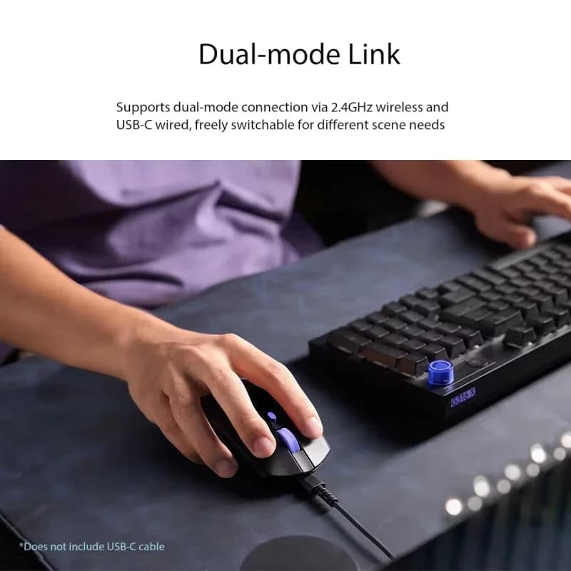 ماوس الألعاب اللاسلكي Logitech G304X بوضع مزدوج، ماوس Esports قابل لإعادة الشحن للكمبيوتر المحمول والمكتبي وألعاب FPS - 4
